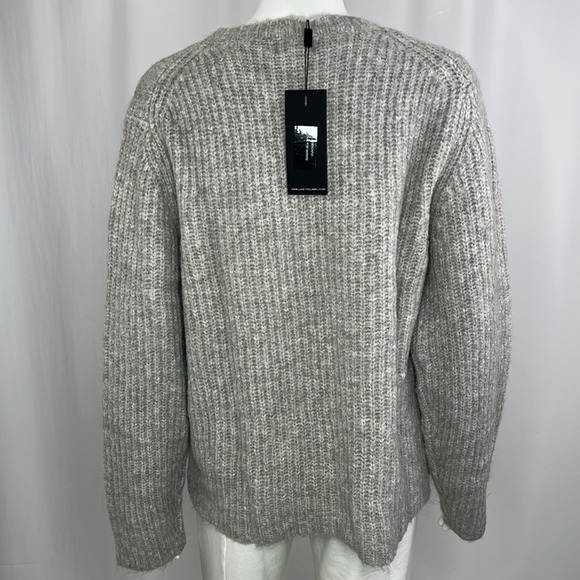 LINE THE LABEL Imogene Rib Crewneck Sweater L - Picture 9 of 9
